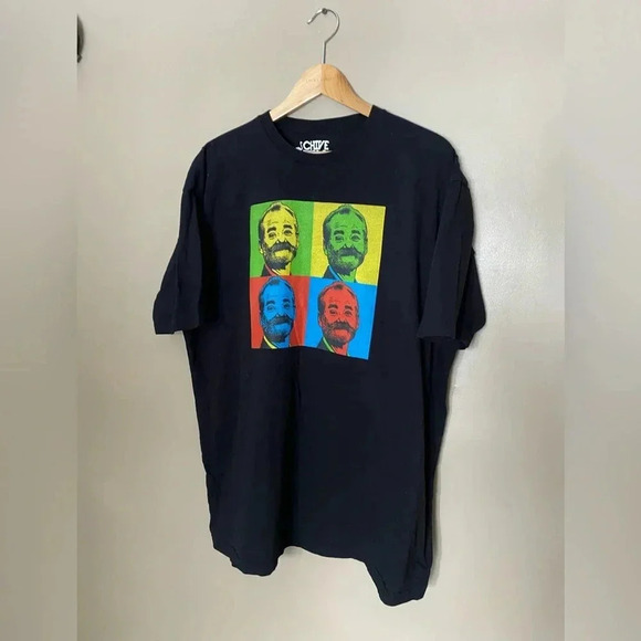 CHIVE Tees Bill Murray’s pop art style t-shirt unisex colorful sz 3 XL EUC - Picture 2 of 7